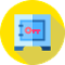 Digital security vault icon