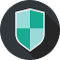 cybersecurity shield icon