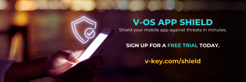 V-OS App Shield banner