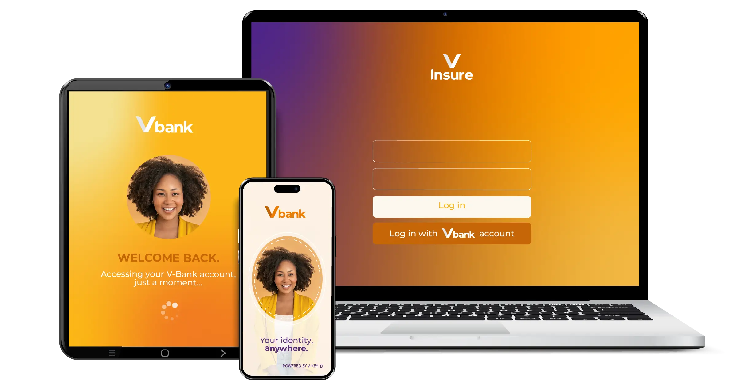 V-Key ID login demo