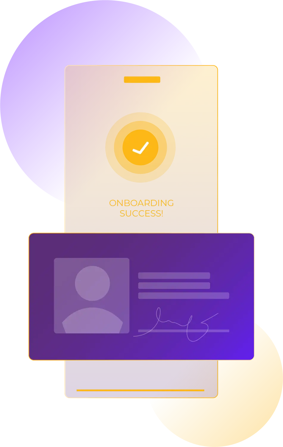 Biometric onboarding success