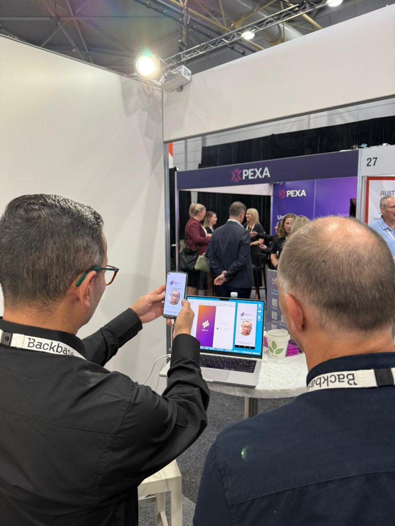 V-Key demo at event