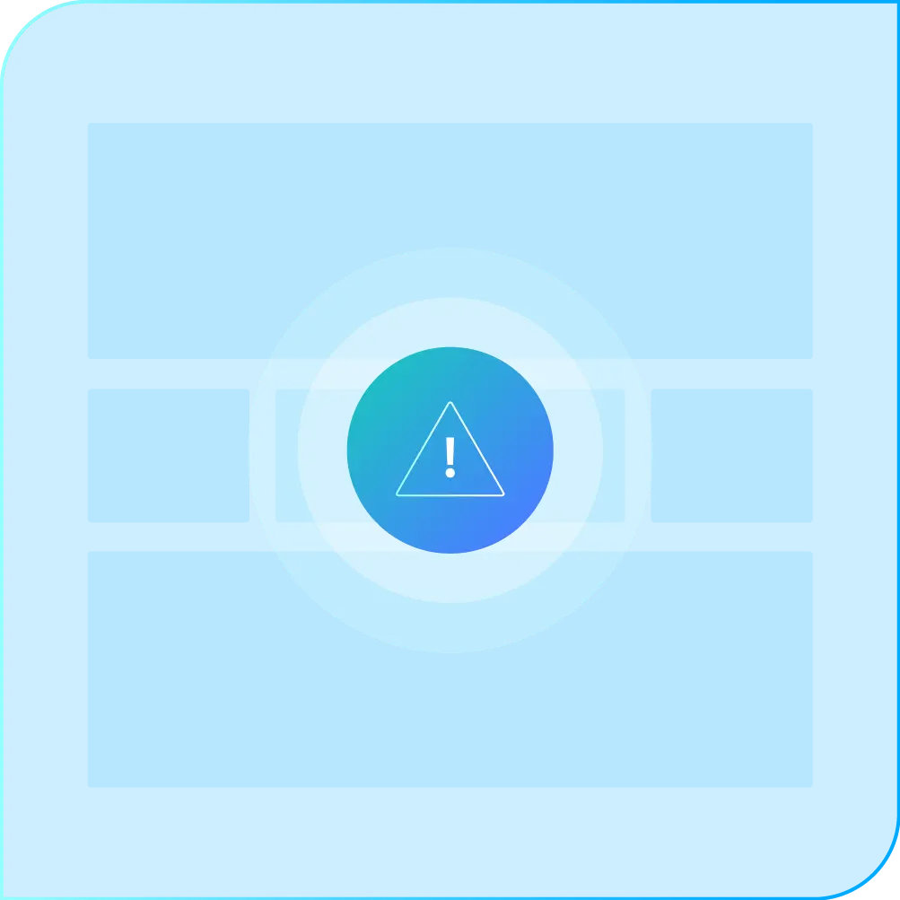Threat intelligence alert icon
