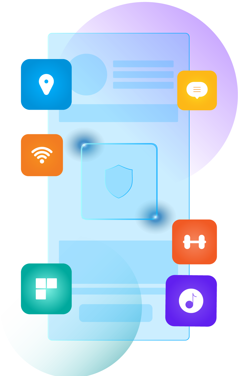 Mobile app security shield